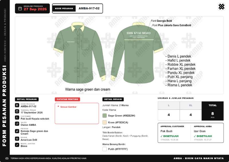 Apa Itu PDH? Panduan Seragam PDH Custom di Surabaya